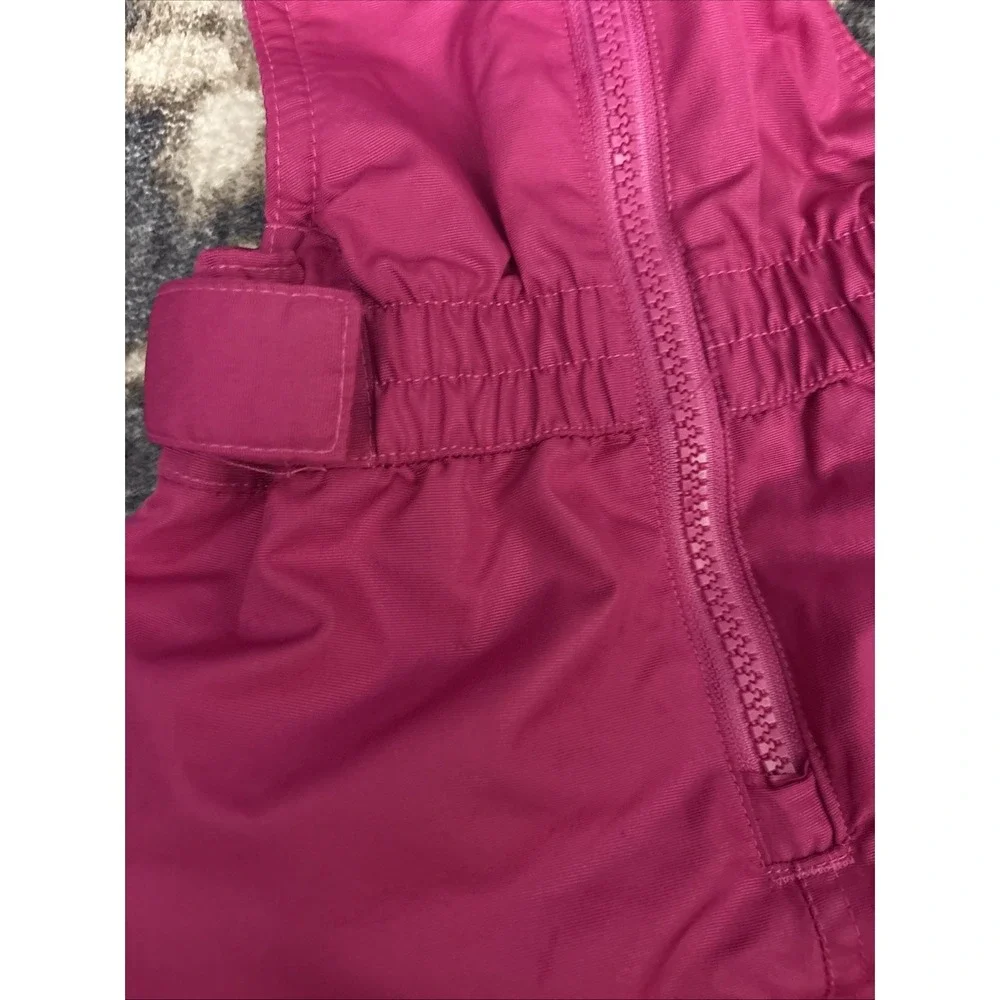 Baby Girl's Cat & Jack Size 12 MONTHS Pink Snow Bibs Pants Overalls